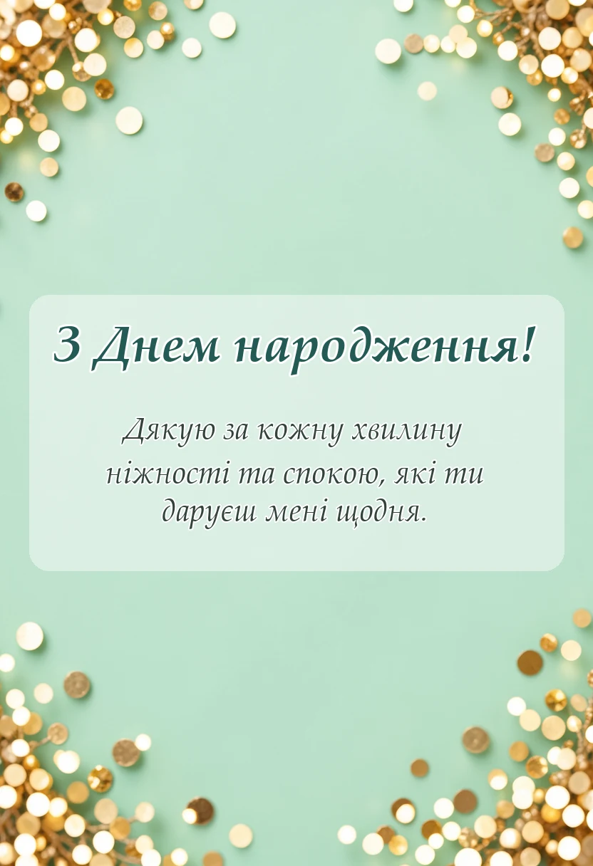 унікальна листівка - привітання коханому своїми словами