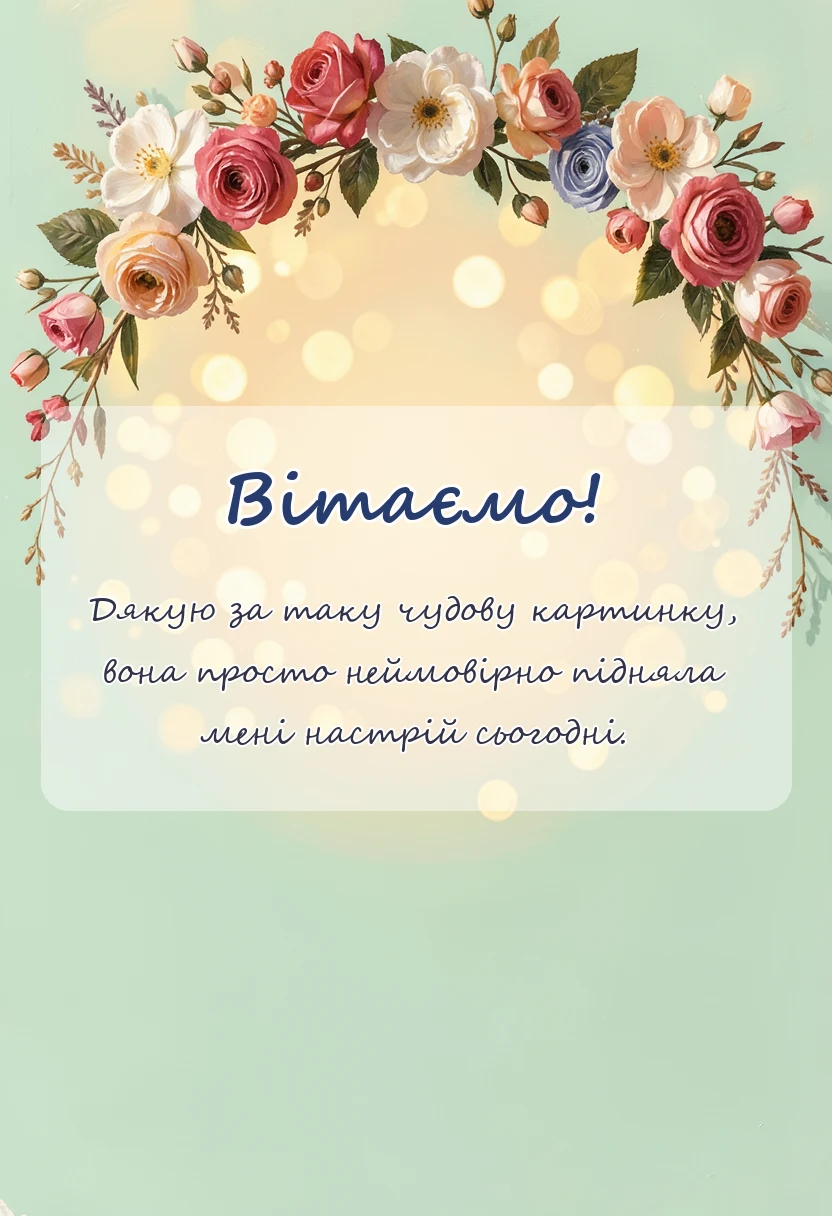 вітальна листівка - подяка картинки