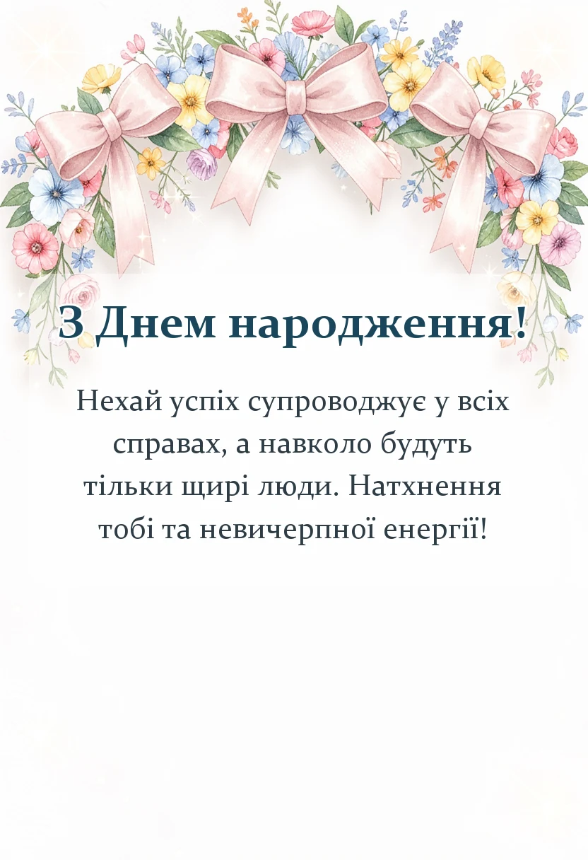листівка з побажанням - що бажають на день народження