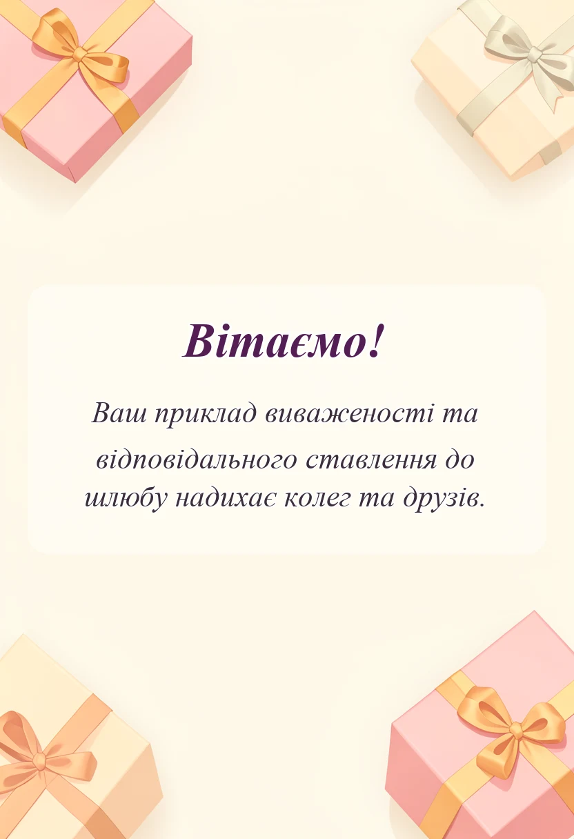 святкова картинка: привітання з річницею весілля 20 років у віршах