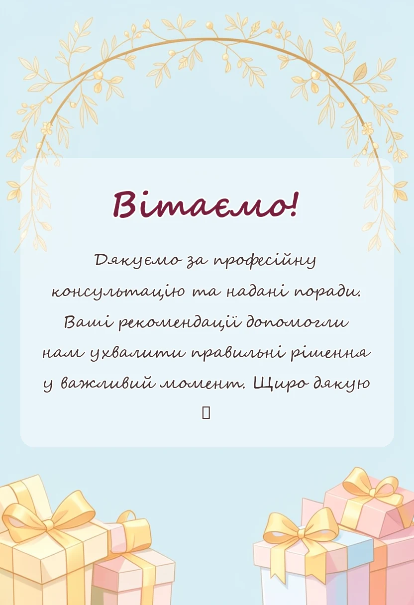 вітальна листівка - смайлик щиро дякую