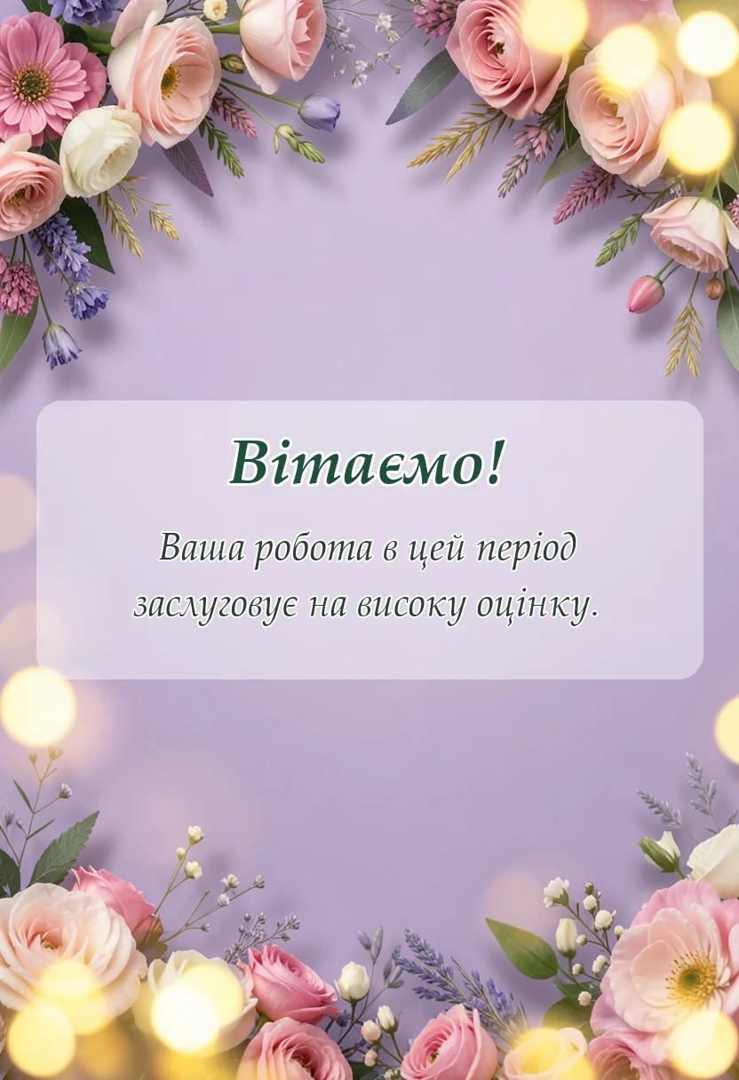 листівка з побажанням - фрази щоб підтримати людину
