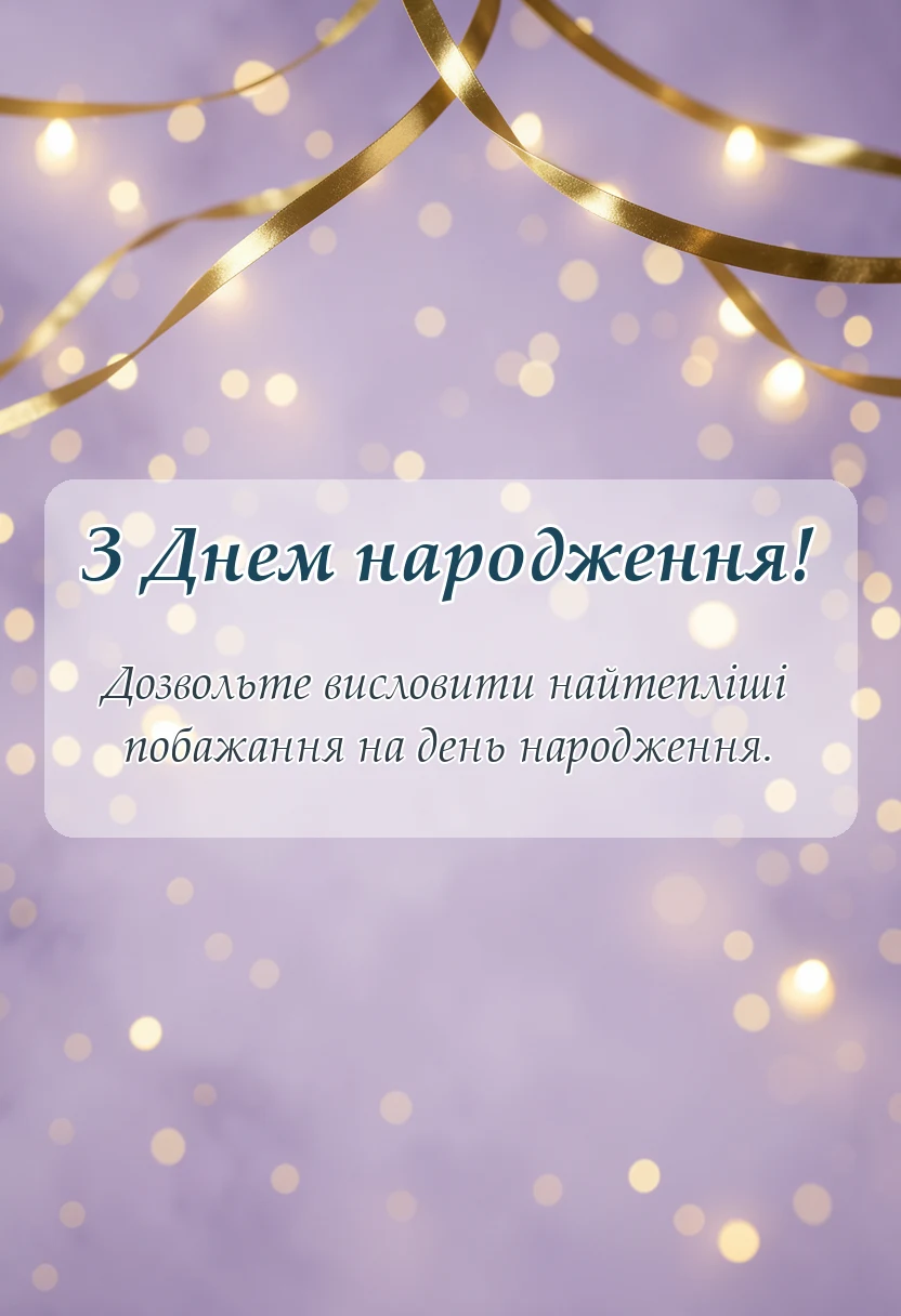 унікальна листівка - привітання з днем народження картинки