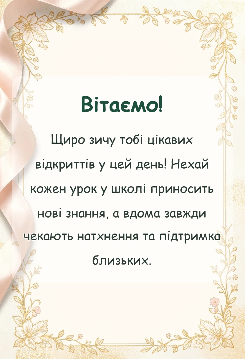 вітальна листівка - привітання з днем народження 7 років хлопчику