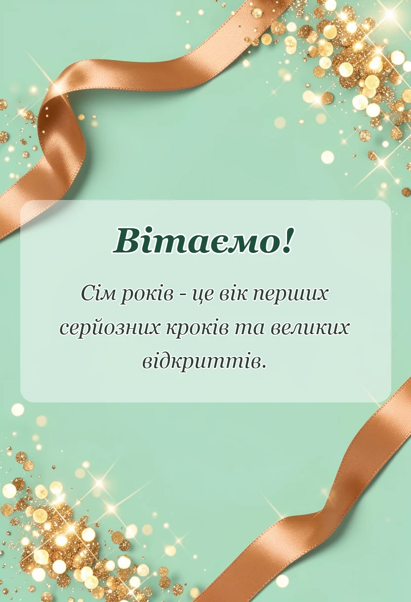 святкова картинка: картинки з днем народження 7 років
