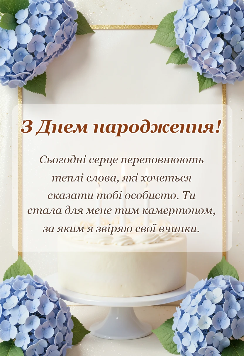 унікальна листівка - привітання з днем народження картинки