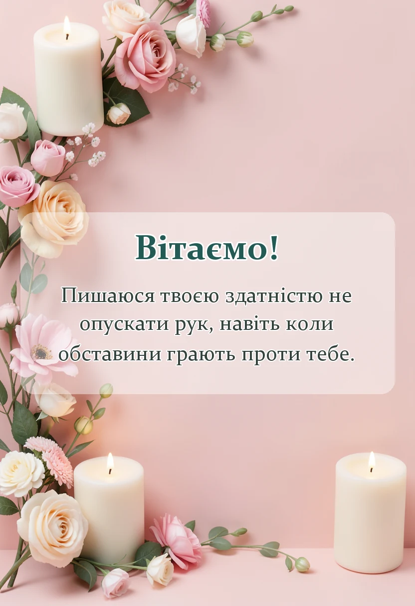 красива листівка: фрази щоб підтримати людину