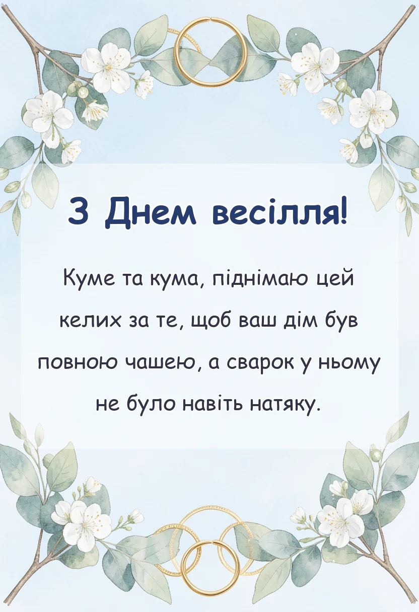 красива листівка: прикольні тости на весілля