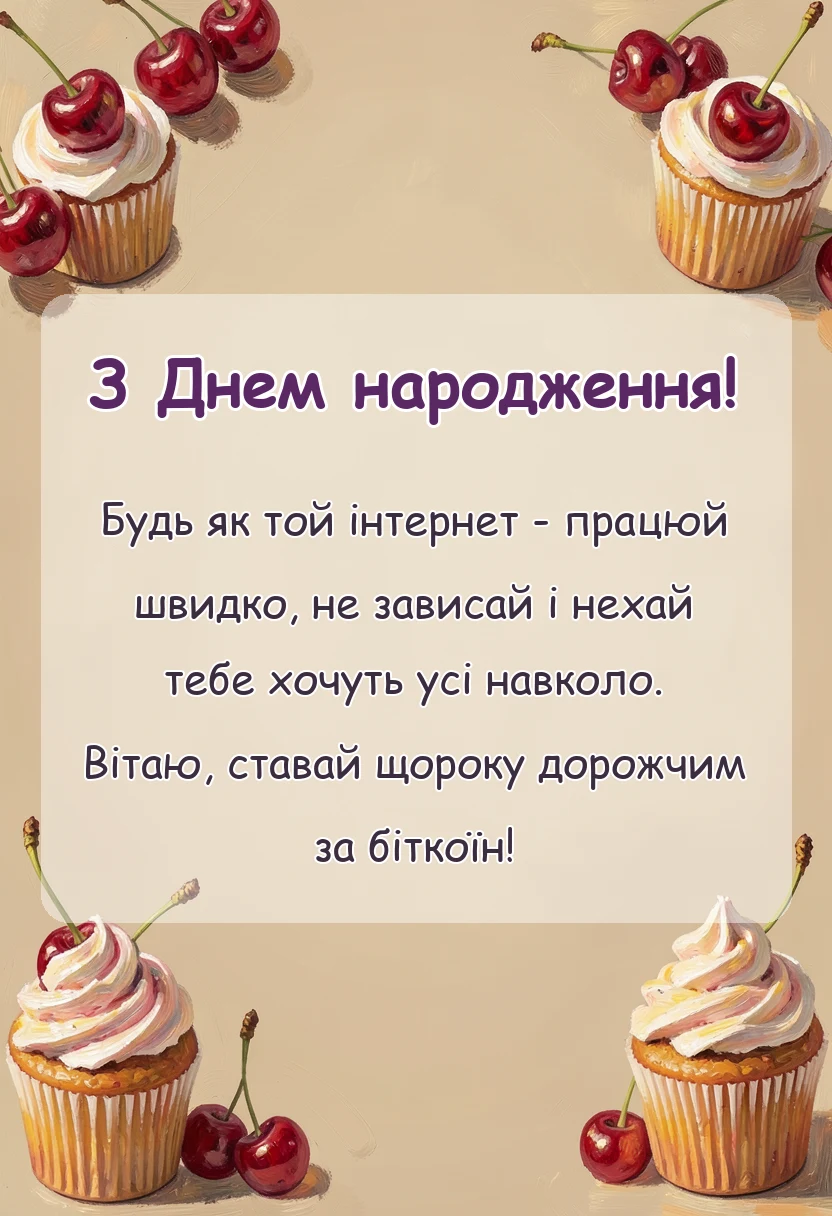 унікальна листівка - що бажають на день народження