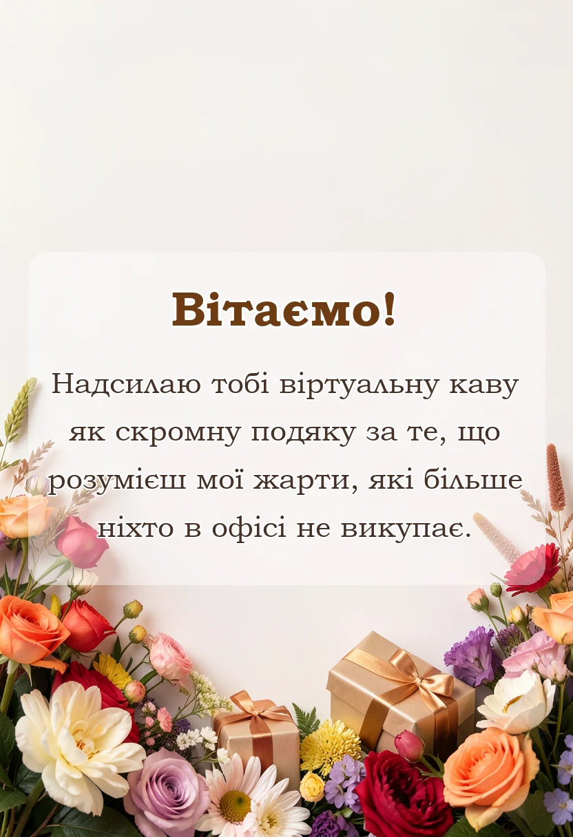святкова картинка: слова подяки колегам