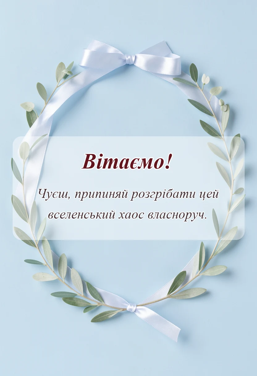 листівка з побажанням - сильні слова підтримки