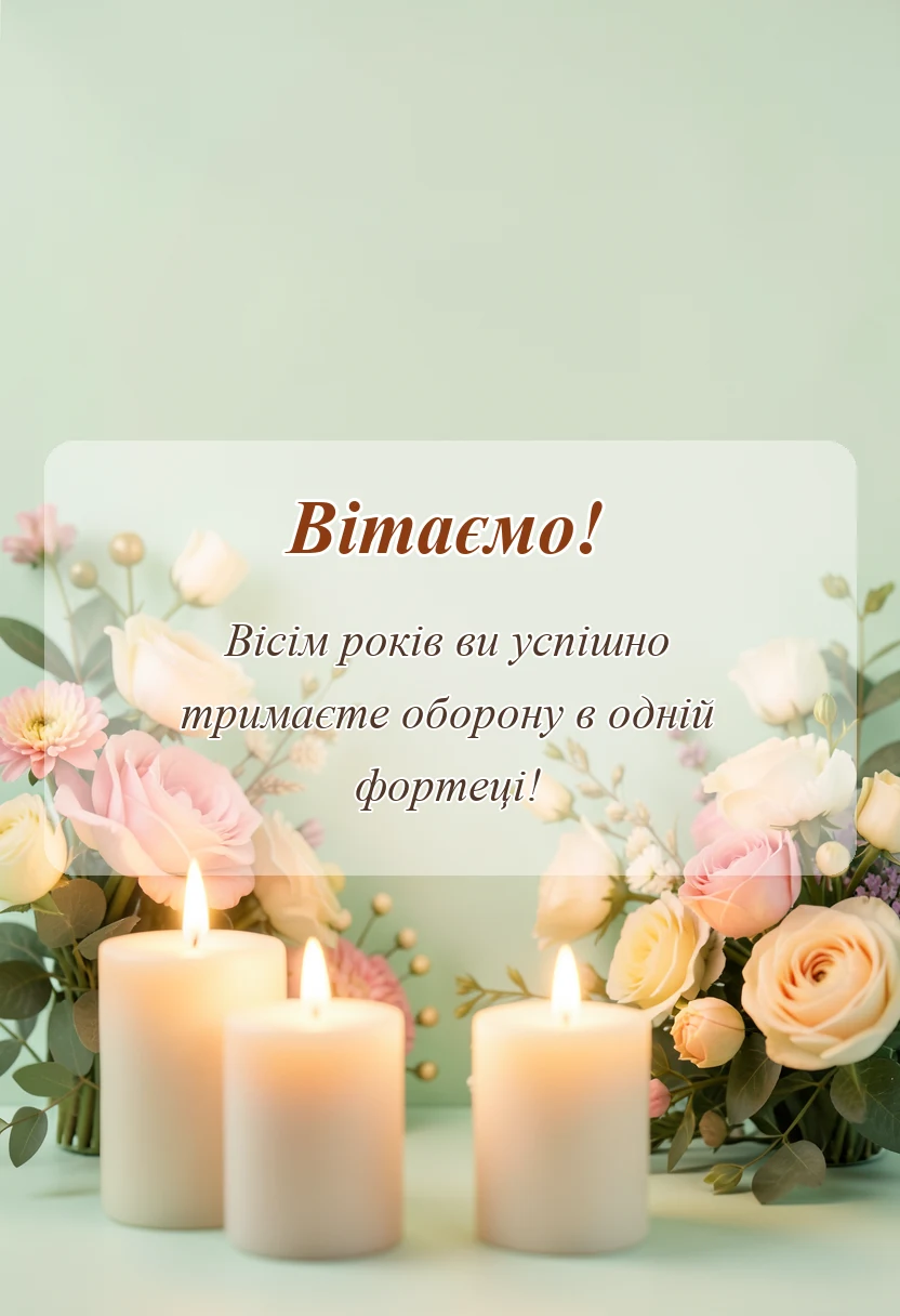 красива листівка: жерстяне весілля привітання