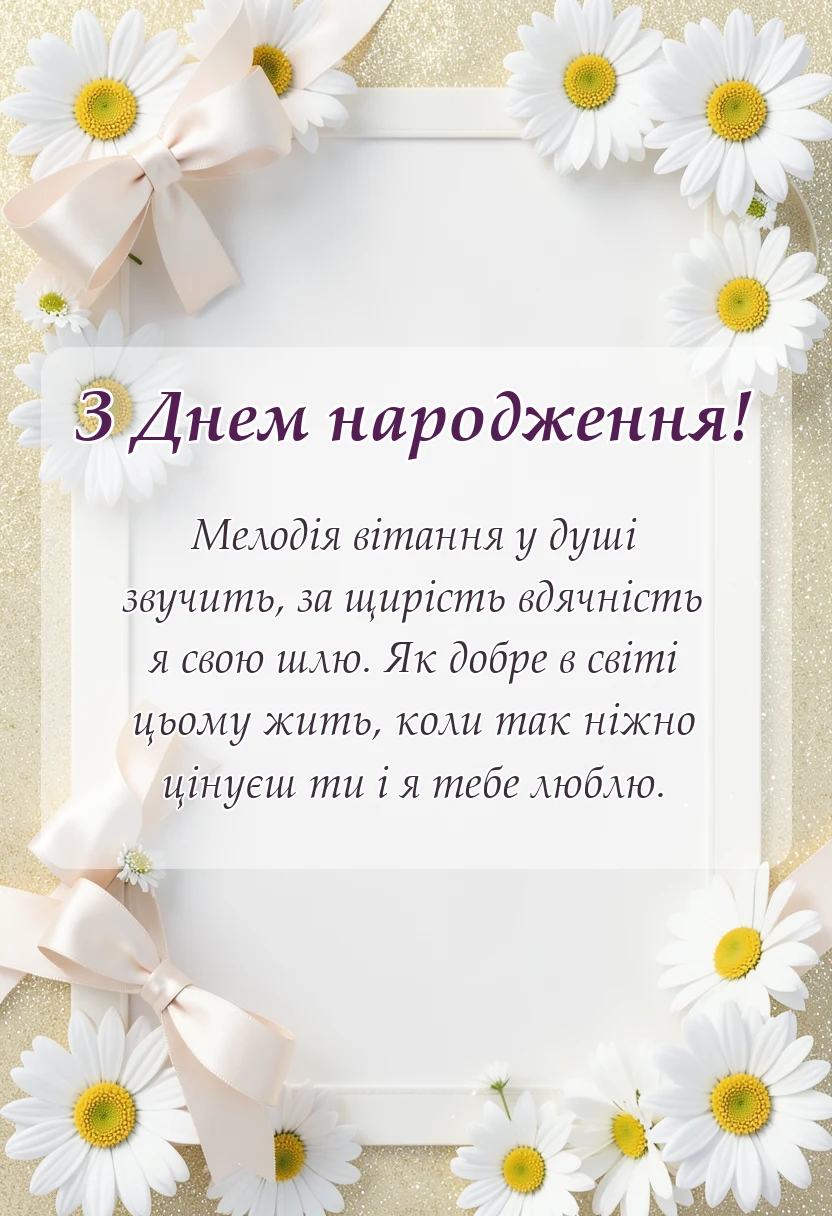 святкова картинка: подяка за привітання з днем народження щирі слова