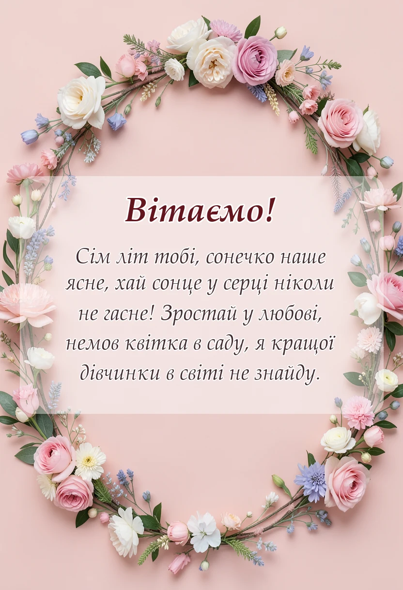святкова картинка: картинки з днем народження 7 років