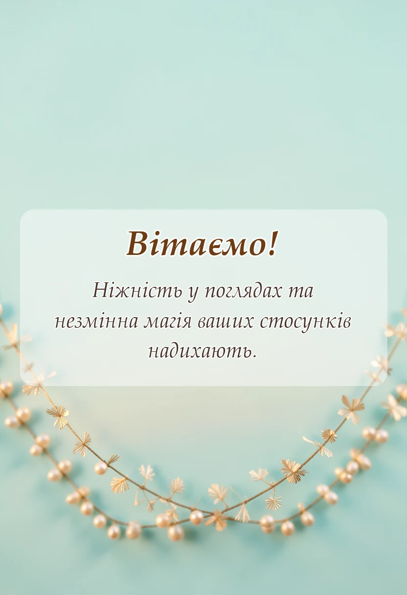 вітальна листівка - привітання з річницею весілля 3 роки шкіряне весілля своїми словами