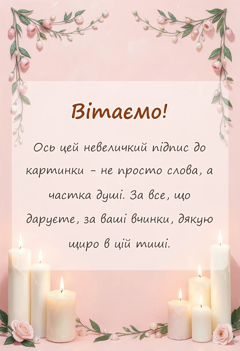 красива листівка: слова подяки картинки добірка