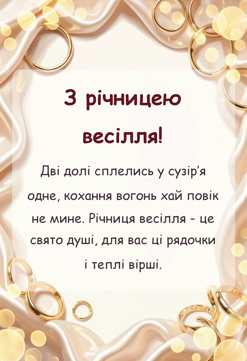 красива листівка: картинки з річницею весілля привітання листівки