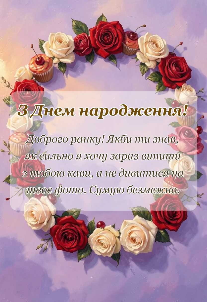 унікальна листівка - картинки доброго ранку коханому на відстані