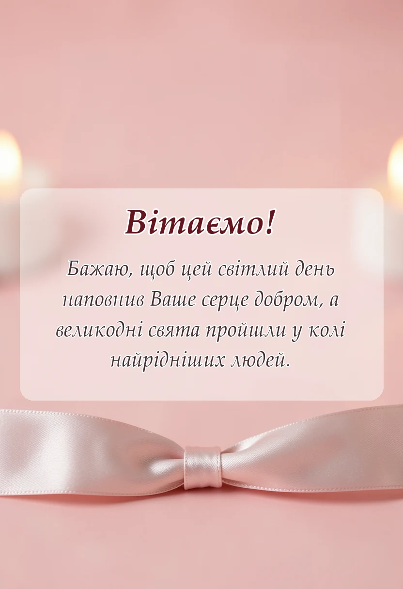 святкова картинка: привітання з великоднем з картинками