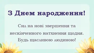 унікальна листівка - що побажати на день народження коротко