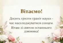 унікальна листівка - картинки з останнім дзвоником